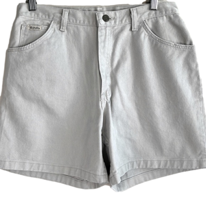 Wrangler Ladies High Rise Denim Jean 5” Short Stone Color Size 12